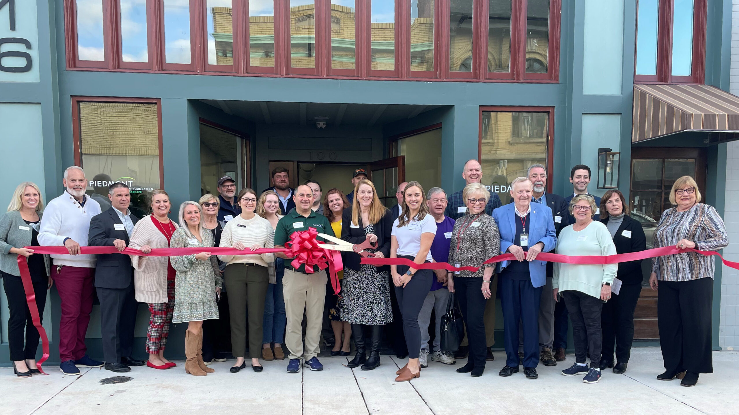 photo of Piedmont Lithium's Cherryville office opening ceremony